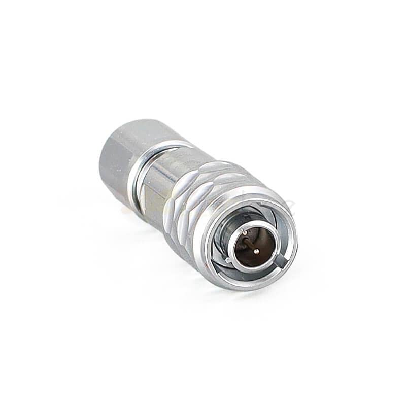 SF6 2 Pin Plug+Socket Quick Metal Push-Pull Docking Industrial Circular Aviation Waterproof