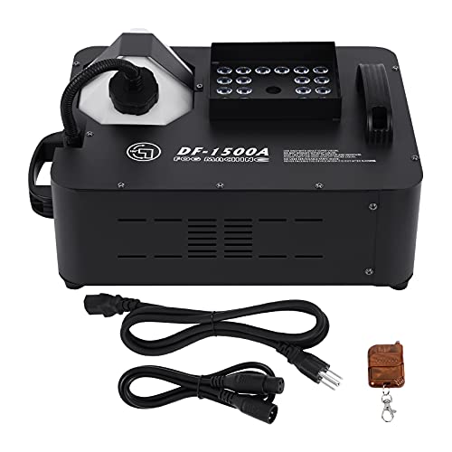 Ridgeyard 3 In 1 24 Rgb Led 1500W Stage Fog Machine 2.5L Smoke Fog Machine Spray Up/Down Fogger Dmx Compatible For Parties, Weddings,Stage Effect W/Wireless Remote #TOP27