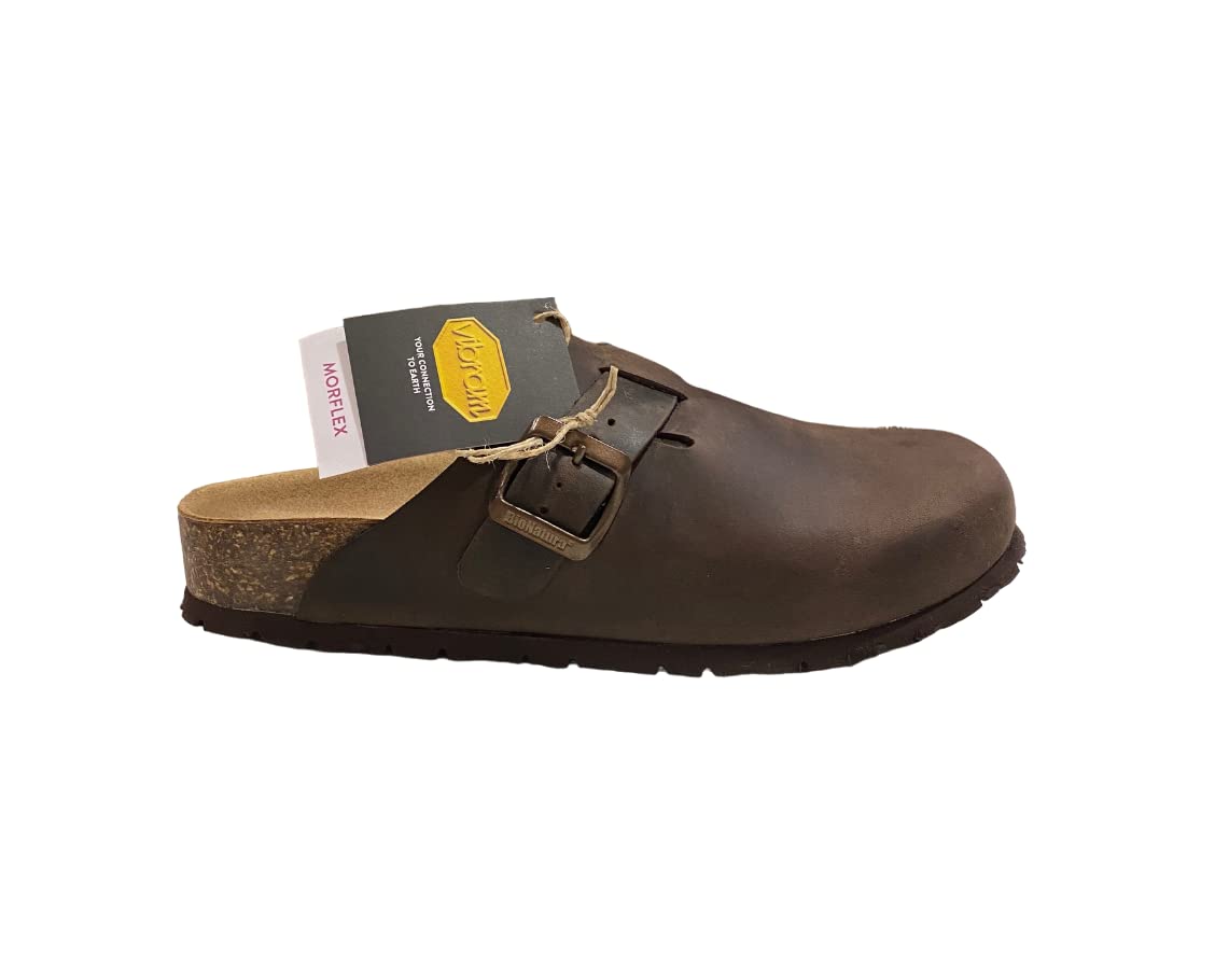 BioNatura 11 Vegas Imb, Sabot Unisex in Cuoio con Plantare Anatomico