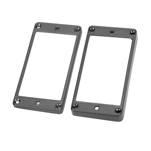 2 Unidades de Anel de Captador Humbucker Estrutura de Montagem de Metal Substituição de Fundo Plano