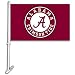 NCAA Alabama Crimson Tide Car Flag Circle A Logo with Free Wall Bracket