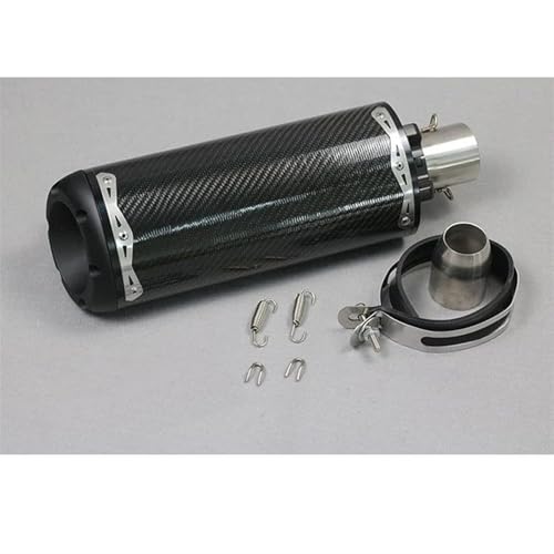 Tuyau d'échappement de moto 51mm avec silencieux carbone pour GSR750 MT09