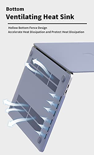 Antetek Capa rígida vazada compatível com MacBook Pro 13