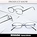 Mriendao Fashion Glasses for Women Y2k Rectangle Non Prescription Clear Lens Metal Gold Silver Black Fake Glasses (Black FrameClear Lens)