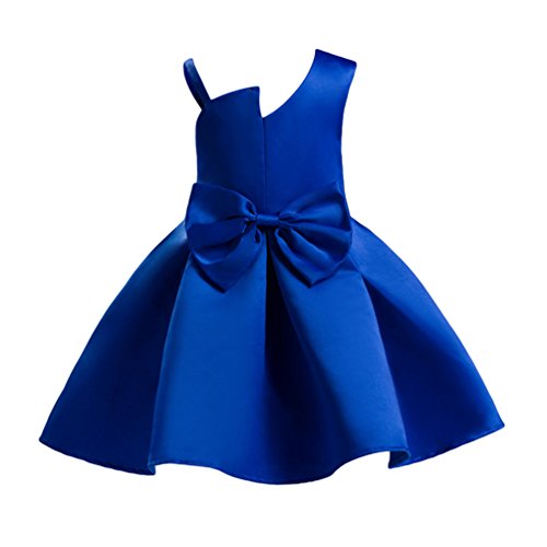 YuanDian Bambina Grande Bowknot Tinta Unita Senza