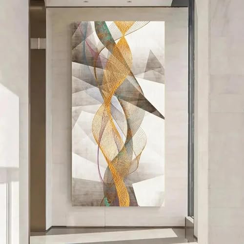 Affiche de toile géométrique moderne pour habiller un mur vide de salon