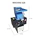 INTBUYING Electric Plastic Shredder Grinder 2.2KW Cardboard Bottle Crusher Granulator Large Cans Chipper Pulverizer Recycling Machine Plastic Grinder Mill for PC/PVC/ABS/PET/EPS/PU/HDPE/Nylon 220V 1PH