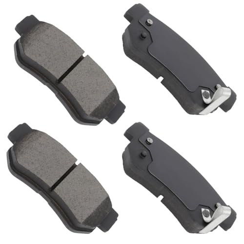Image of cciyu D813 Rear Ceramic Brake Pads Fit For Hyundai For Azera,For Elantra,For Santa Fe,For Sonata,For Tucson,For XG300,For For XG350,For Kia For Amanti,For Magentis,For Optima,For Sportage
