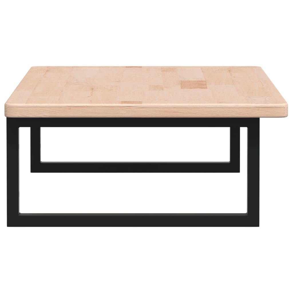 Owox - Tapa para lavabo (100 x 50 x 2,5 cm, roble negro, soporte de acero, 100 kg, para baño)