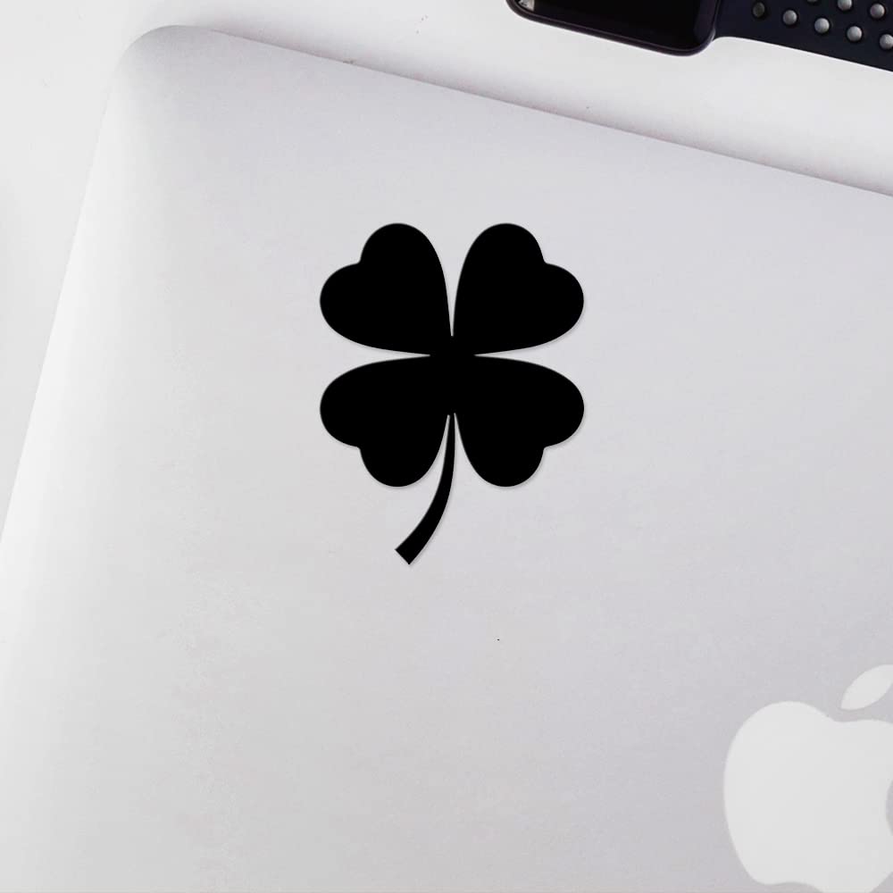 Amazon.com - Transparent Decal Stickers of Four Leaf Clover Icon