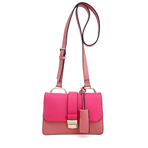 Sac à bandoulière en cuir Pu Couleur d’été | Tumble clutch bag élégant de messager