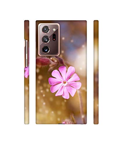 Image of Amazon Brand - Solimo Designer Pink Flower 3D Printed Hard Back Case Mobile Cover for Samsung Galaxy Note 20 Ultra