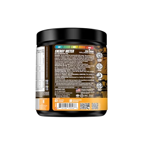 Image of Prosupps HYDE Xtreme Pre-Workout - Pineapple (195g) | 30 Servings | 200mg Caffeine, 2500mg Beta-Alanine & 1000mg Creatine HCL | L-Arginine & L-Tyrosine for Focus | Vitamins B6, B12 & C | Lab Tested