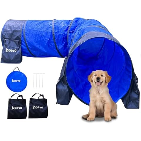 JOPAVO 10 Foot Dog Agility Tunnel Cover