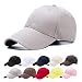 Produktbild OCTERING Baseball Cap Unisex Baumwolle Baseball Mützen Reine Farbe Baseboard Baseballkappe
