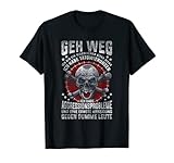 Geh Weg Ich Bin Ein Mürrischer Alter Mann Totenkopf Geschenk T-Shirt