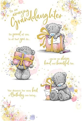 Me To You Bear Amazing Granddaughter Birthday Card