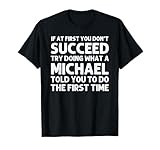 Michael Funny Surname Family Tree Birthday Reunion Idea T-Shirt