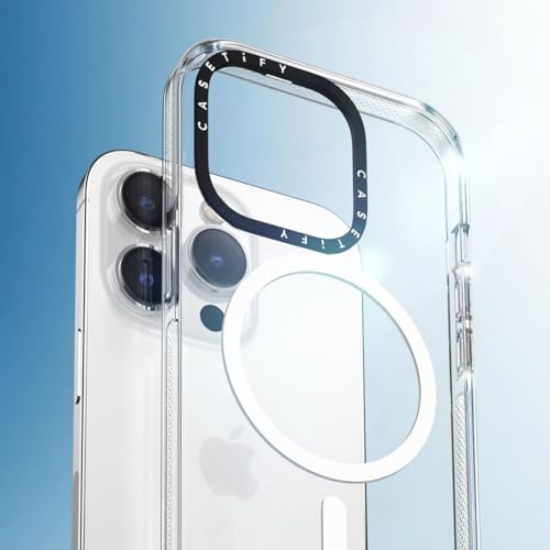 CASETiFY Clear iPhone 15 Case [Not Yellowing / 6.6 ft. 3X Military Grade Drop Protection/Magsafe] - Simple Neon Pink - Clear by CASETiFY - Image 8