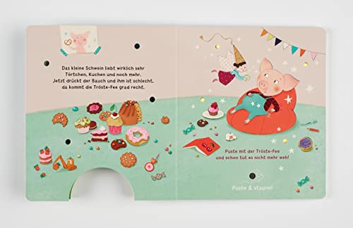 Mein Puste-Licht-Buch: Die kleine Tröste-Fee: Tröste alle Tiere, Mitmachbuch mit Puste-Licht und LED-Lämpchen