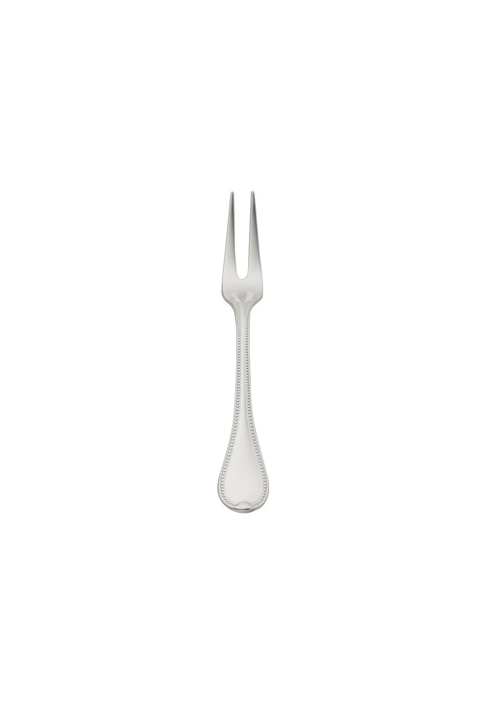 Robbe & Berking Fourchette à Viande Französisch-Perl, Petite (plaqué Argent Massif 150 g)