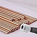 Bulevisiter Pipe Cleaner Brush Kit 15mm + 22mm Power Drill Attachment Copper Tube Cleaner Metal Polishing Tool Industrial Grade Rust Remover(2PCS)