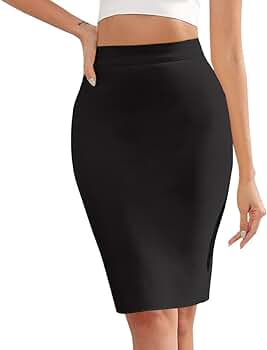 HQBORY High Waist Bandage Skirt Black Bandage Skirt Pencil