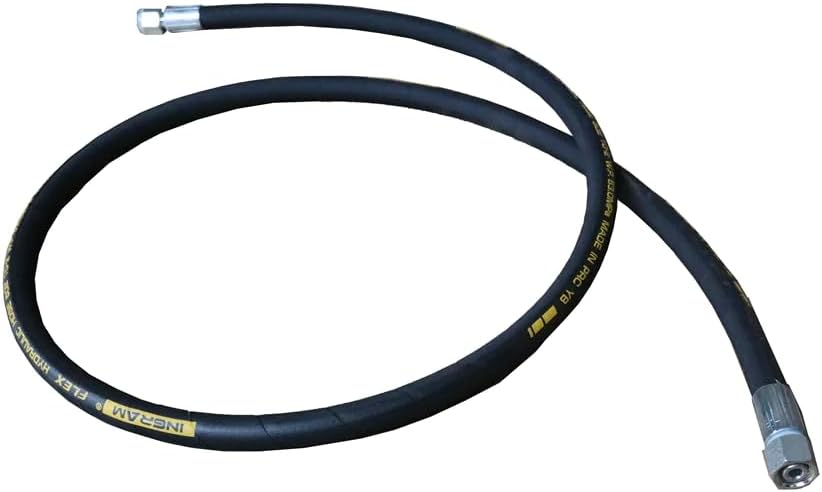 Replacement Hydraulic Hose - 2000mm, 18mm Metric Connector - Industrial, Construction & Agriculture