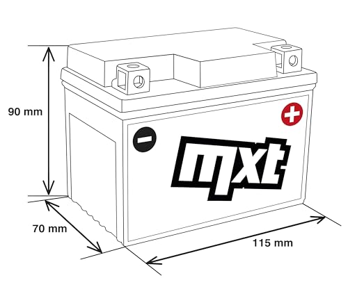Batterie 12V 5Ah SLA4L-BS Maxtuned Rollerbatterie, wartungsfrei versiegelt vorgeladen ähnlich YTX5L-BS YB4L-B YTX4-BS