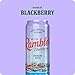 AUTX RAMBLER Blackberry Sparkling Water, 16oz Tallboy Cans, 12-Pack, Texas Limestone Filtered Sparkling Water