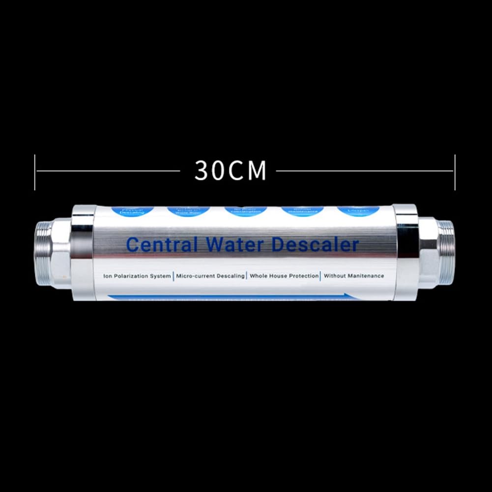 Adoucisseur d'eau Central pour Toute, Filtre Anti-Calcaire, Prévient L'Accumulation de Calcaire dans Les Tuyaux d'eau, Les Toilettes Intelligentes et Les Chaudières.