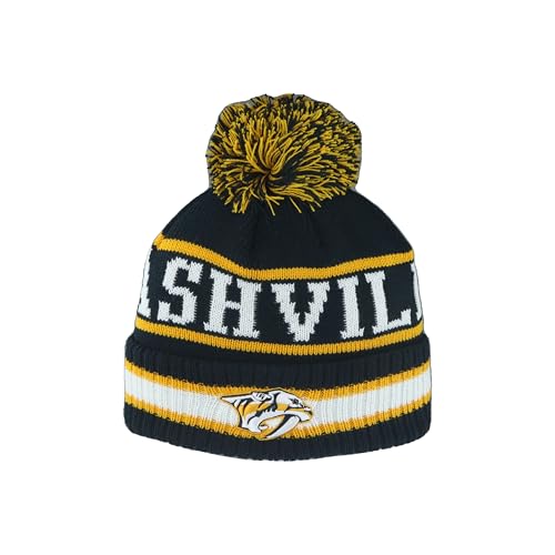Nashville Predators NHL Officially Licensed Youth Beanie Pom Freestyle