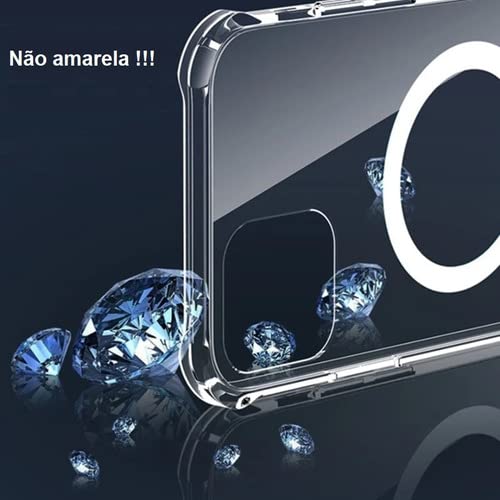 Capa Capinha Clear Case Premium Compatível com Mag-Safe para Carregamento com Indução Para iPhone 11