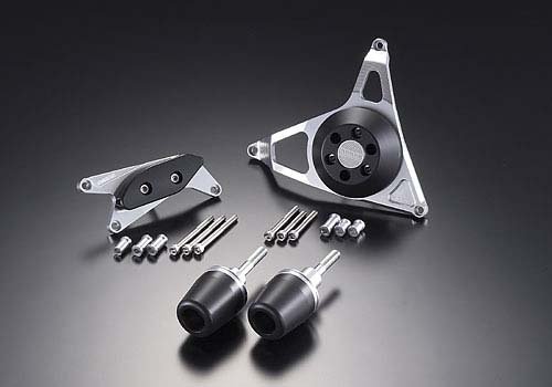 アグラス レーシングスライダー 4点セットA ロゴ有 ジュラコン:ブラック GSX-R1000 342-388-006BX