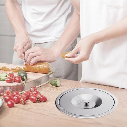 Poubelles de cuisine encastrées en acier inoxydable Hangi 8L pour placard