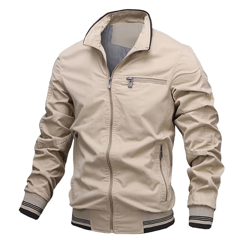Manteau zippé contre le vent frais veste de golf légère pour hommes