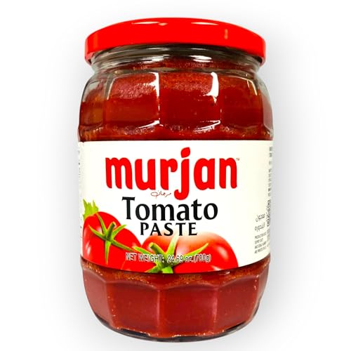 Murjan Turkish Tomato Paste, 24.69 oz (700g), Double concentrate, Rich