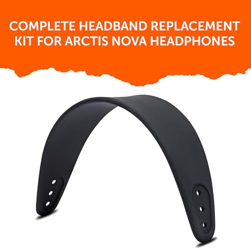 Miniatura 5 de Wc Diademaz Arctis Nova - Diadema De Silicona Mejorada Para Auriculares Arctis Nova De Wicked Cushions - Flexibilidad, Comodidad Y Estilo Mejorados Con Diseños De Almohadillas A Juego Black