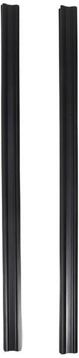 2 Pieces Rubber Side Window Wiper Fit for Windows Rain/Snow Scraper Sealing Strip for Car Gap Filler