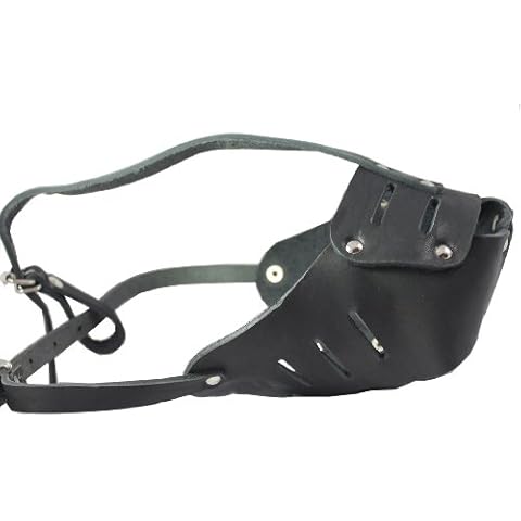 Real Leather Muzzle for Large Breeds Cover