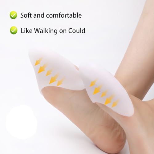 Image of Silicone Toe Protectors for High Heel, Toe Pads, Gel Toe caps
