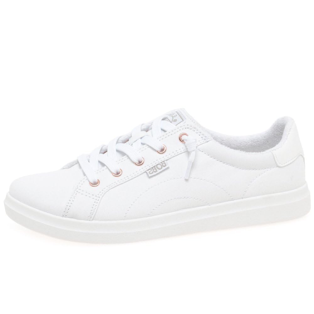 Skechers Womens Bobs D'vine Sneaker, White, 8 UK