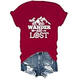 Not All Who Wander are Lost Hiking Shirt, Not All Who Wander are Lost Hiking Tshirt, Hiking Shirt, Unisex Shirts Claret