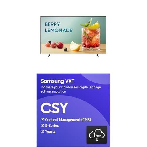 Image of Samsung 43 inch Crystal UHD 4k Pro TV + VXT S-Series w /Cloud Based, Content Management Software, 1 Year Subscription