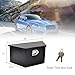 FGJQEFG 26'' Trailer Tongue Truck Tool Box Steel for UnderBed Trailer Outdoor Car with Lock and Key - 26 x 13.3 x 12 Inch Black Trailer Toolbox