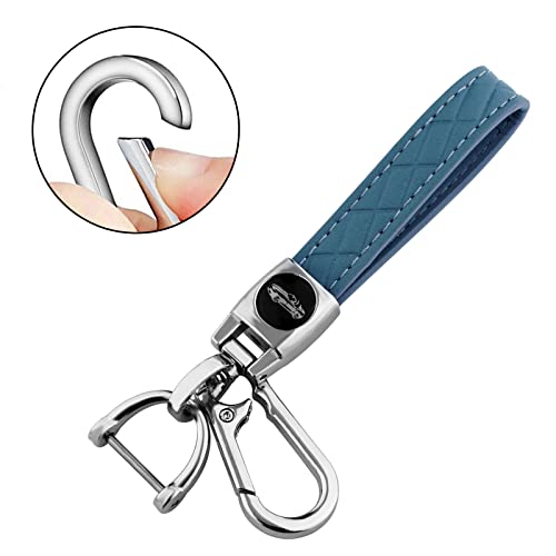 Xiyang Trade For Jeep Key Fob Cover With Keychain, Soft Tpu Key Case Shell Full Protection Suitable For Jeep Grand Cherokee Renegade Compass Durango Charger Dodge Challenger (Blue) #TOP4