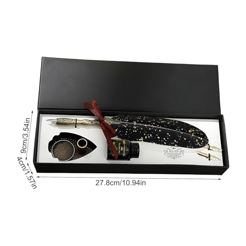 Ensemble de plume à écrire rétro, coffret cadeau pour historien - 5