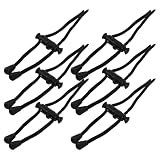 POPETPOP Cinghie Regolabili Per Cuscino Da Collo Da Viaggio 6 Pezzi, Cordini Di Fissaggio in Poliestere Resistenti Per Cuscino Cervicale, Accessori Anti-smarrimento Per Ufficio e Viaggi