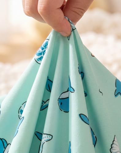 Image of AMYNICE Girls Beach Board Short with Liner Quick Dry Active Jellyfish Print | Swimming Trunks Swimsuit with Pockets Drawstring Surfing, Beach, Vacation and Holiday for Toddler Baby girl