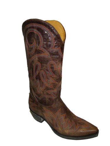 Old Gringo Women's Lauren 1097-8 Boot Brown, Brown, 7.5